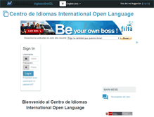 Tablet Screenshot of inglesonline.milaulas.com